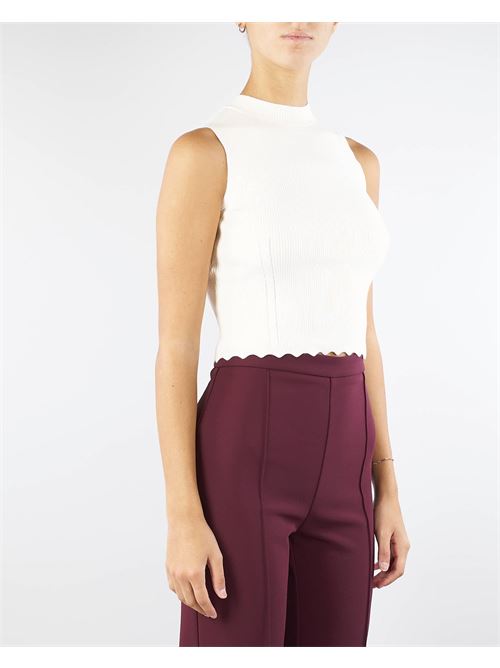 Stretch knit crop top Penny Black PENNY BLACK | Top | DECOTTO1